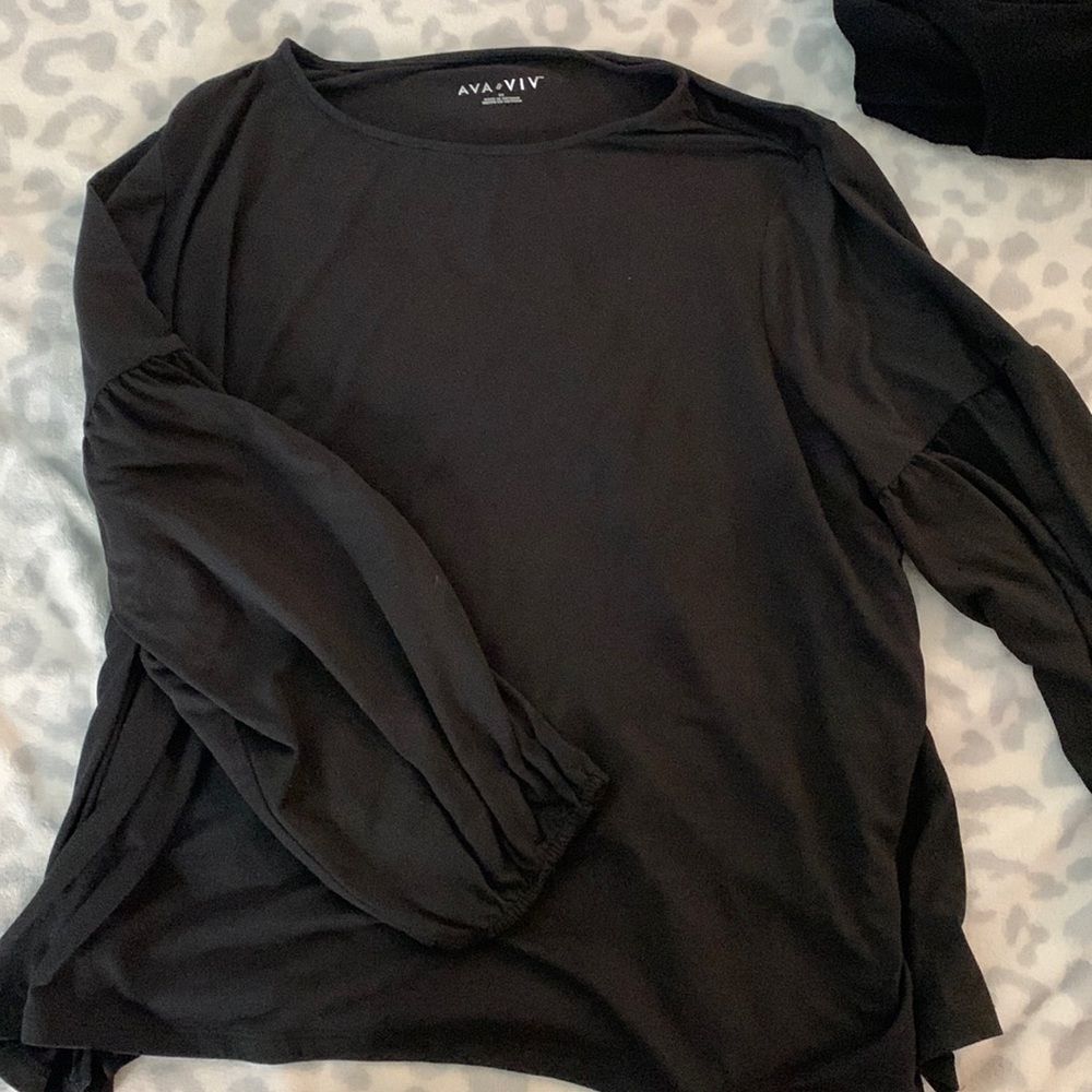 Cute long sleeve black shirt